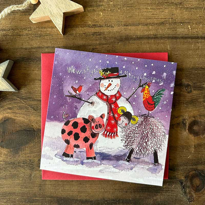 Christmas Snowman Boxed Card Pack