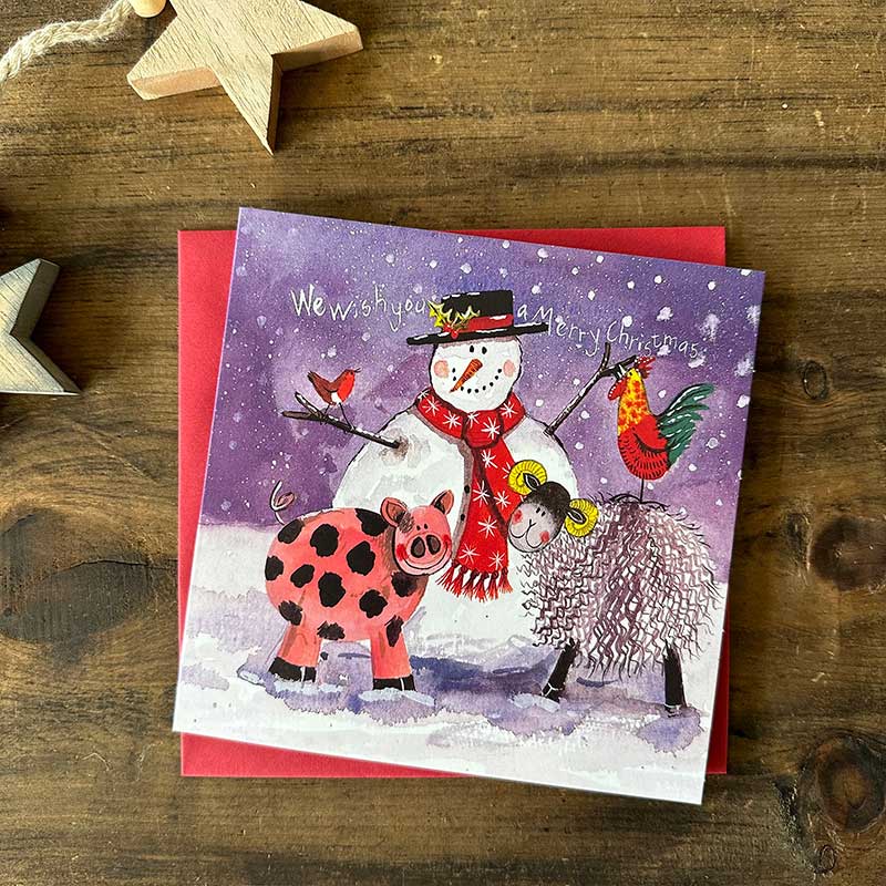 Christmas Snowman Boxed Card Pack