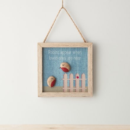Robins Pebble Sign