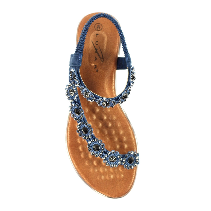 Charlotte Navy Sandal