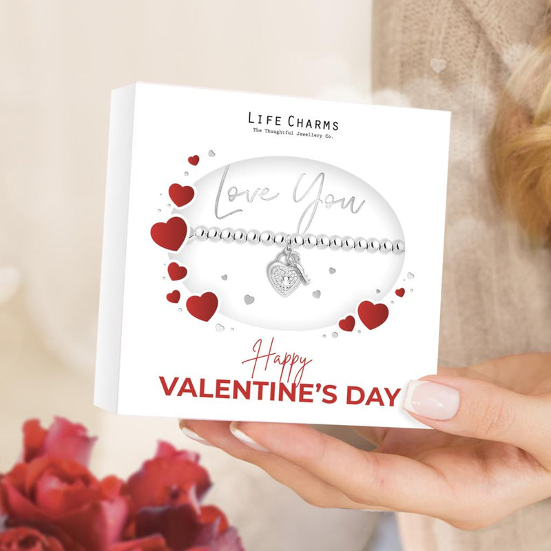 Love You Valentines Bracelet