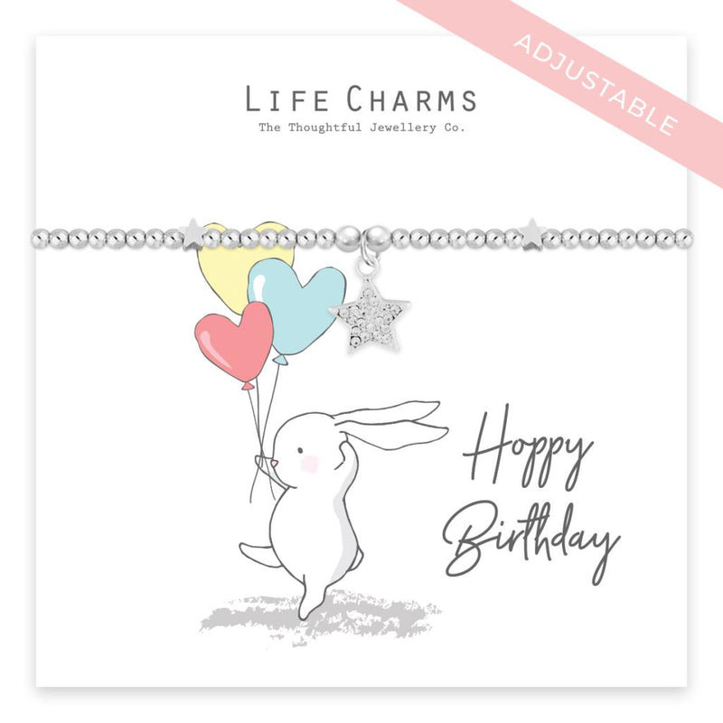 Hoppy Birthday Adjustable Bracelet