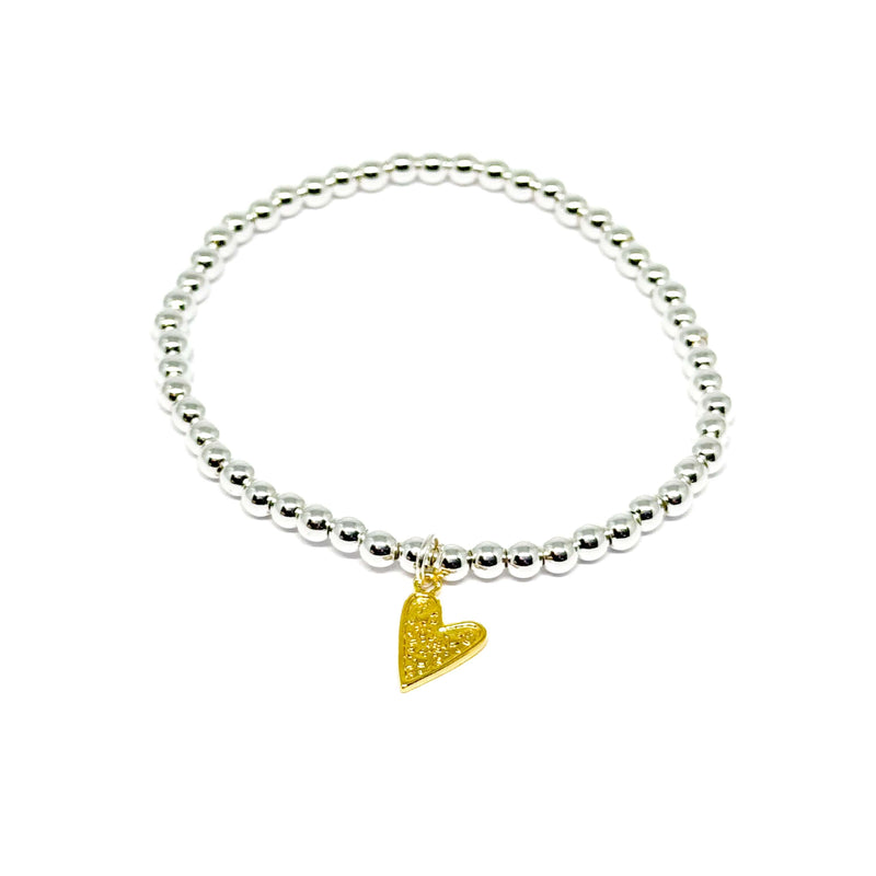 Darcy Heart Bracelet Gold