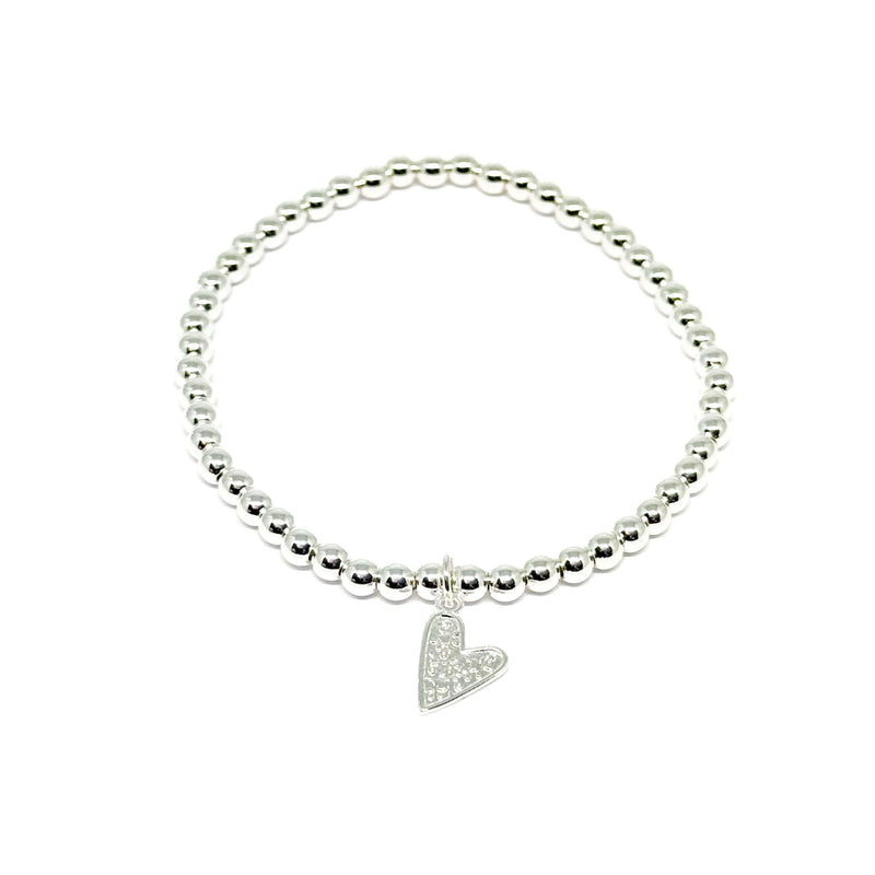 Darcy Heart Bracelet Silver