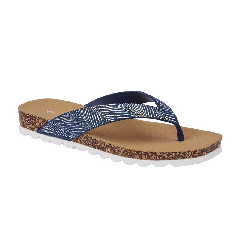 Dawn Navy Flip Flop