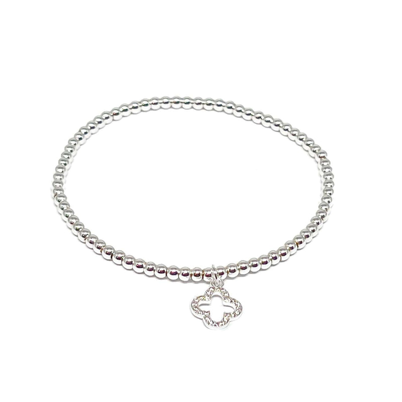 Enya Clover Silver Bracelet