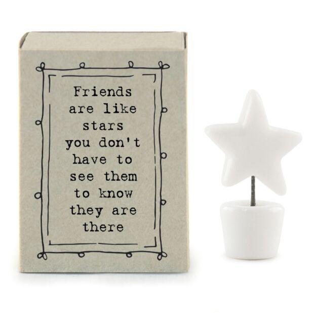 Friends Are Like Stars Matchbox