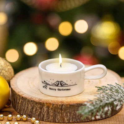 Merry Christmas Tea Light Holder