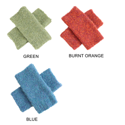 Burnt Orange Fingerless Gloves