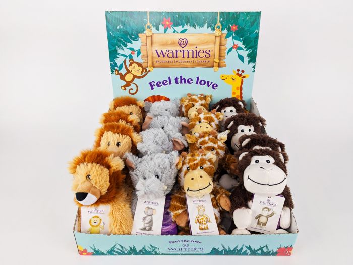 Warmies Feel The Love Safari Range