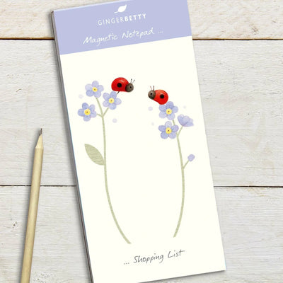 Ladybird Magnetic Notepad Shopping List