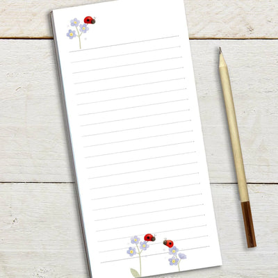 Ladybird Magnetic Notepad Shopping List