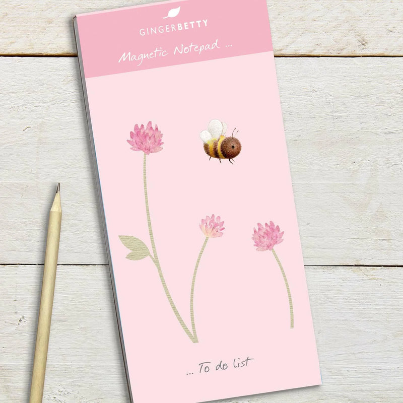 Bee Magnetic Notepad Shopping List