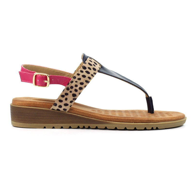 Navy Blue Gina Sandal