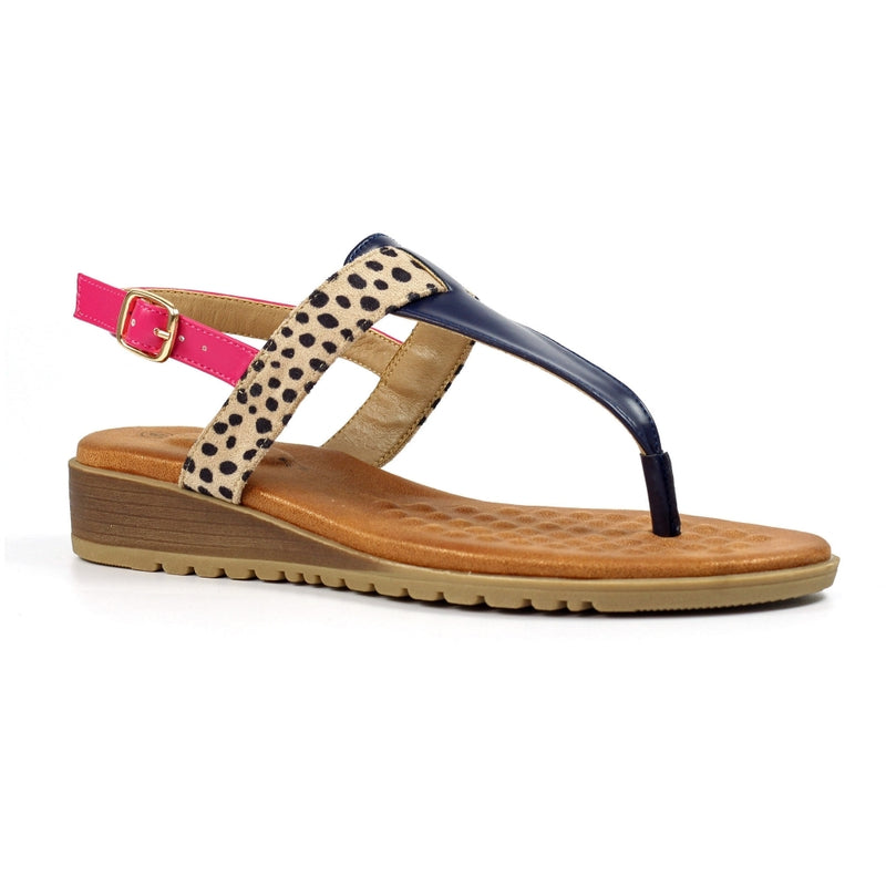 Navy Blue Gina Sandal