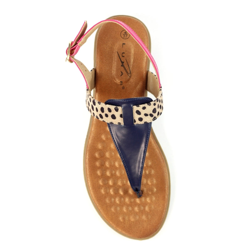 Navy Blue Gina Sandal