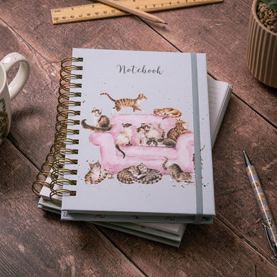 'Cattitude' Cat A5 Notebook