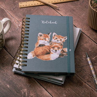 'Snug As A Cub' Fox A5 Notebook