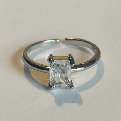 Rectangle Diamond Ring