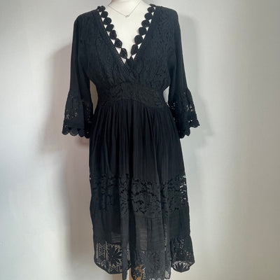 Dara Broderie Detail Dress - More Colours Available