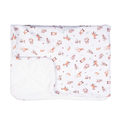 ‘Little Forest’ Woodland Animal Baby Blanket