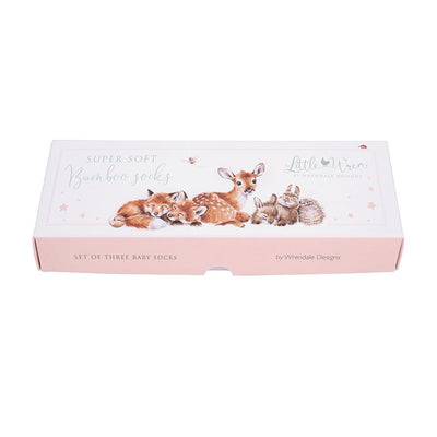 ‘Little Forest’ Woodland Animal Baby Socks 0-6 Months