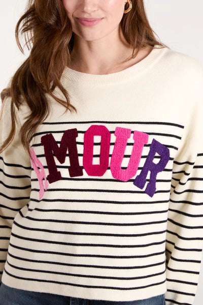 Amour Cream Jumper - More Sizes Available