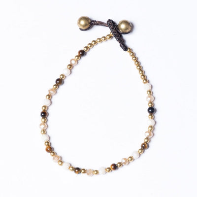 Brass Crystal Healing Bracelets - More Designs Available