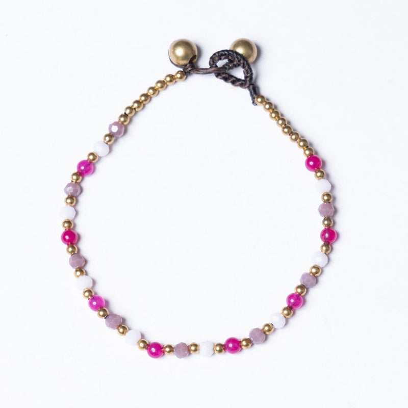 Brass Crystal Healing Bracelets - More Designs Available