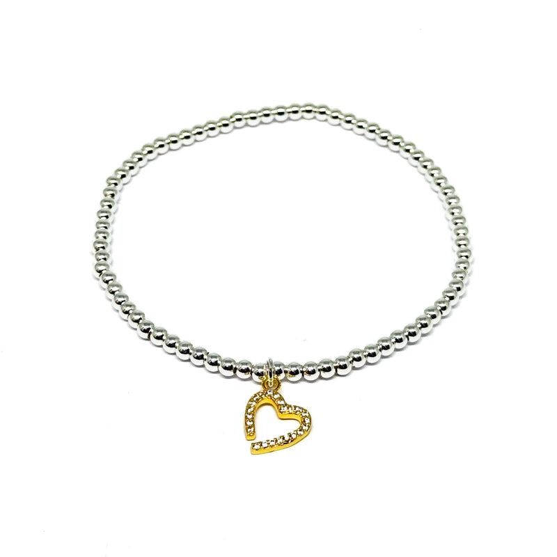 Jara Heart Gold Bracelet