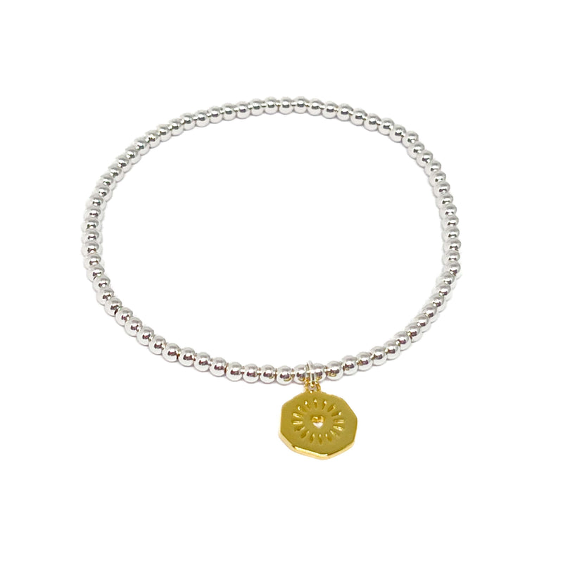 Josie Heart Bracelet Gold