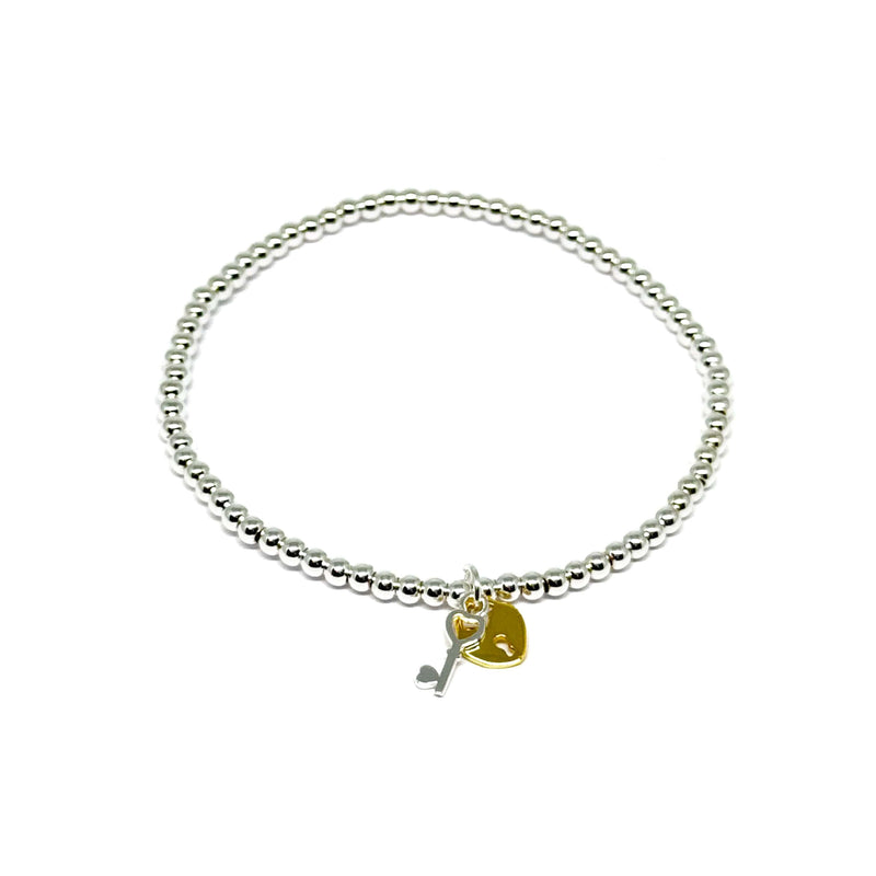 Kiko Lock & Key Bracelet Gold
