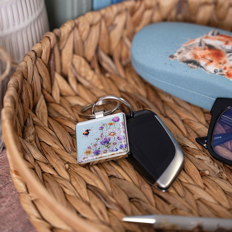 Just Bee-cause Bee Keyring