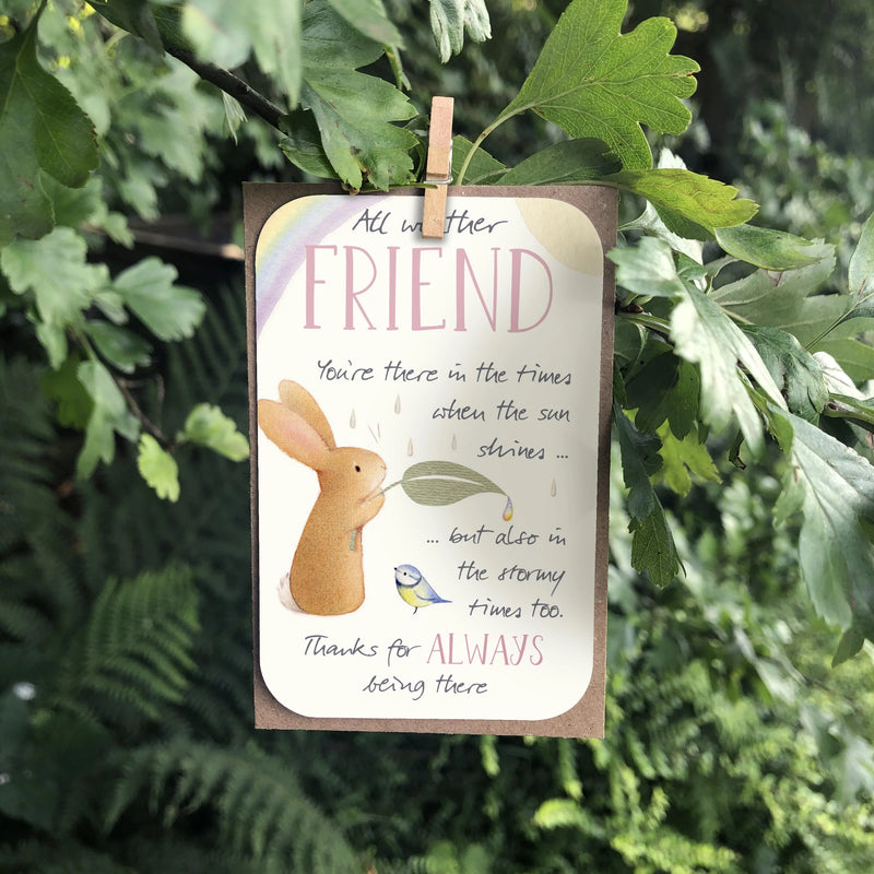 All Weather Friends Keepsake Card