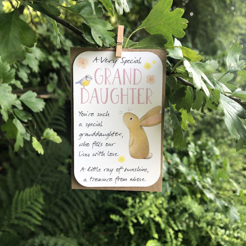 Granddaughter Keepsake Card