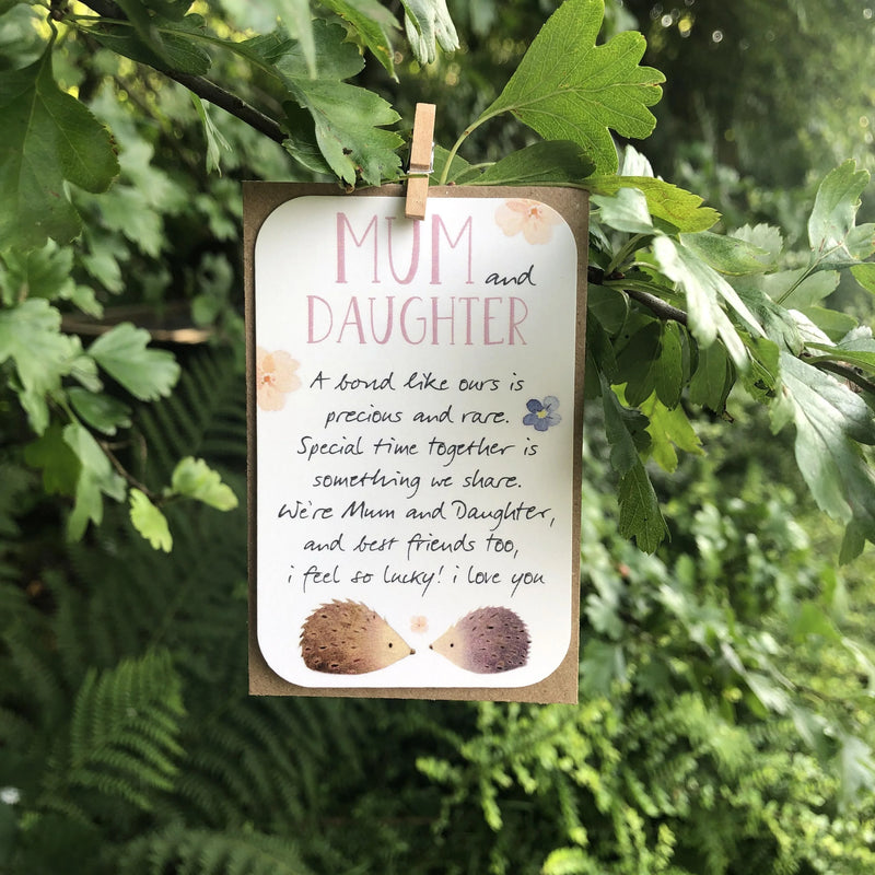 Mum & Daughter Keepsake Card
