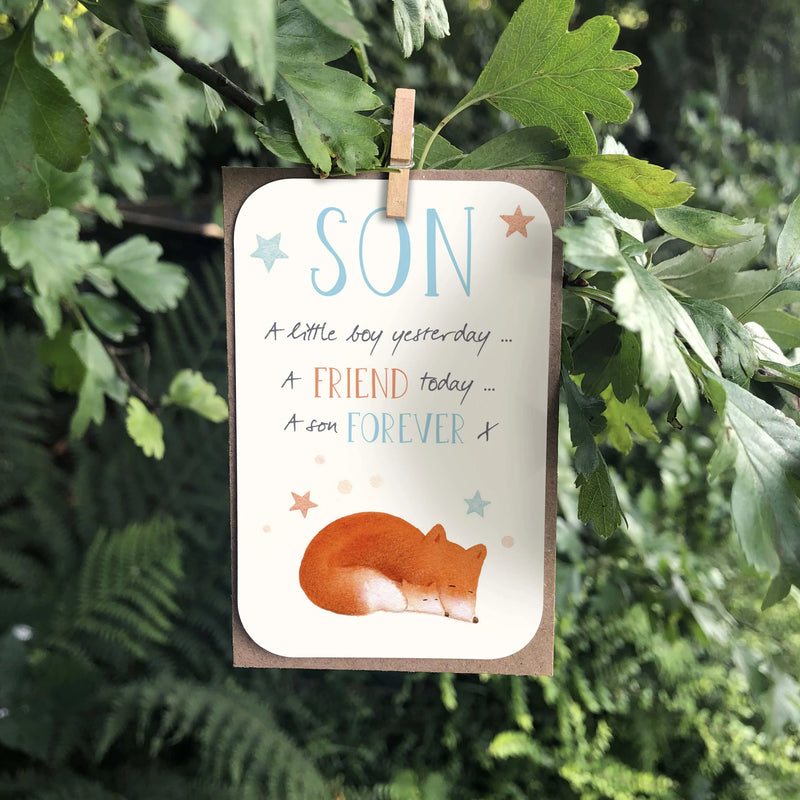 Son Keepsake Card