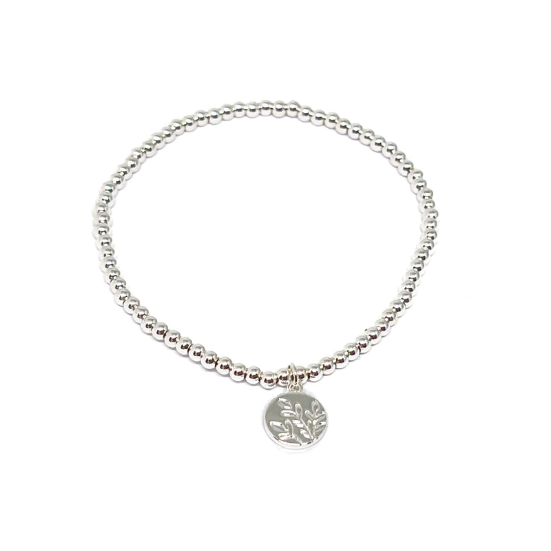 Lainey Leaf Bracelet Silver