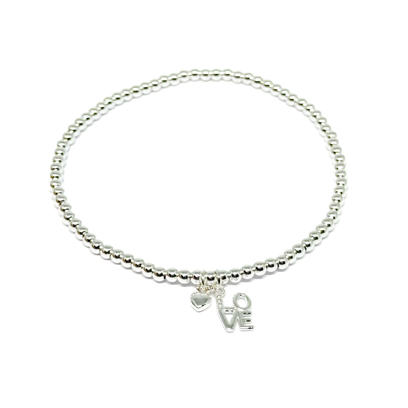 Laurelle Love Bracelet Silver