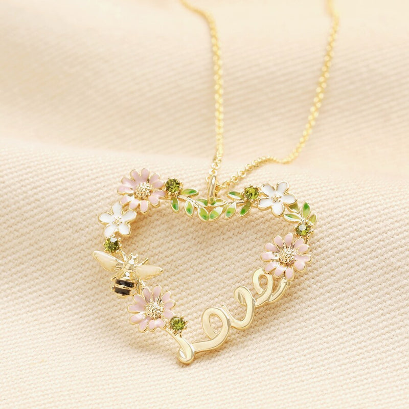Crystal Flower & Bee &