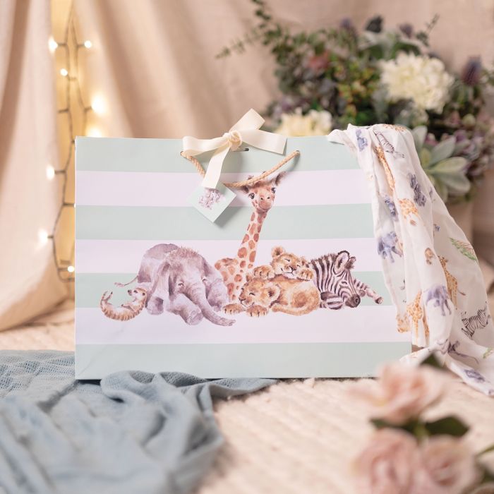 ‘Little Savannah’ African Animal Large Gift Bag