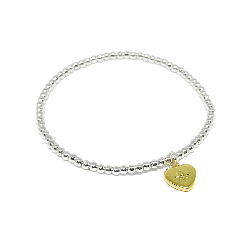 Madison Heart Gold Bracelet