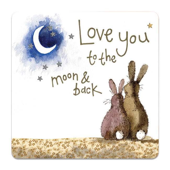 Love You Rabbit Coaster