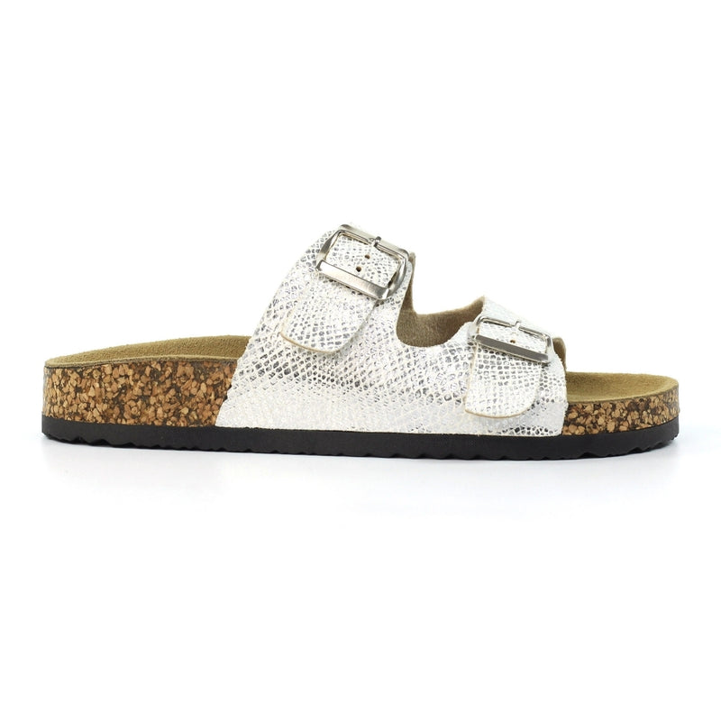 Mykonos Silver Sandal