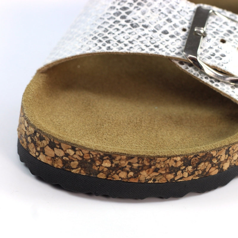 Mykonos Silver Sandal