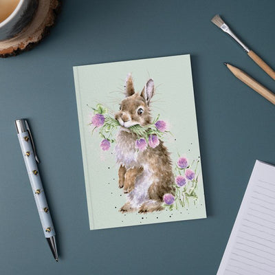 'Head Clover Heels' Rabbit A6 Notebook