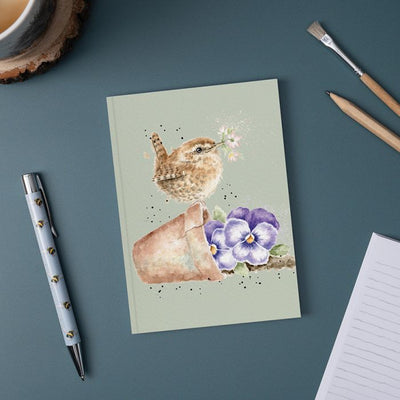 'Pottering Around' Wren A6 Notebook