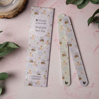 'Cottage Garden' Hedgehog & Wren Nail File Set