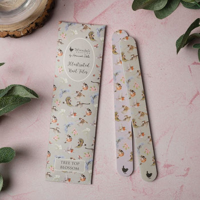 'Tree Tops' Birds Nail File Set