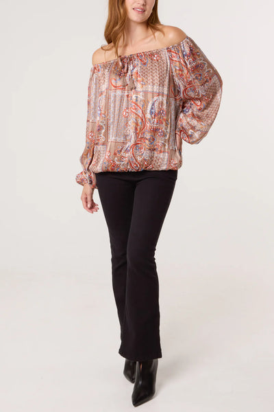 Paige Paisley Blouse - More Sizes & Colours Available